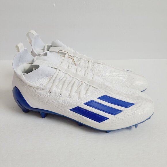 NEW Adidas Adizero Primeknit Football Cleats GV9621 Size 12.5 White Blue main image 7